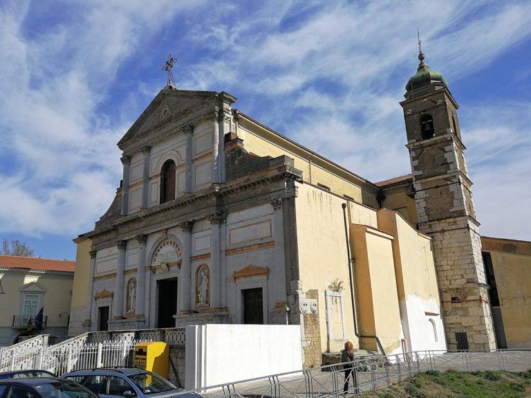 Avellino, Campania, Italy - October 21, 2018: Cathedral of Santa Maria Assunta and San Modestino