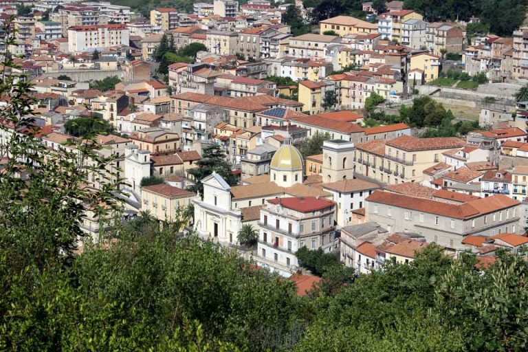 City and Cathedral, South Italy, Lamezia Terme, Calabria