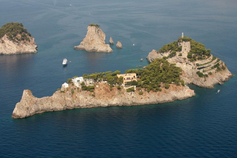 Island of Li Galli in the Bay of Salerno, Italy, where Rudolf Nureyev spent his final years.