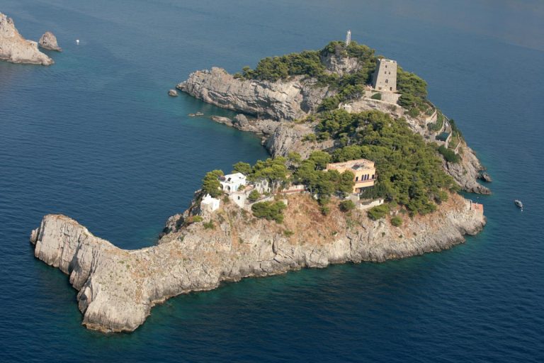 Island of Li Galli in the Bay of Salerno, Italy, where Rudolf Nureyev spent his final years.