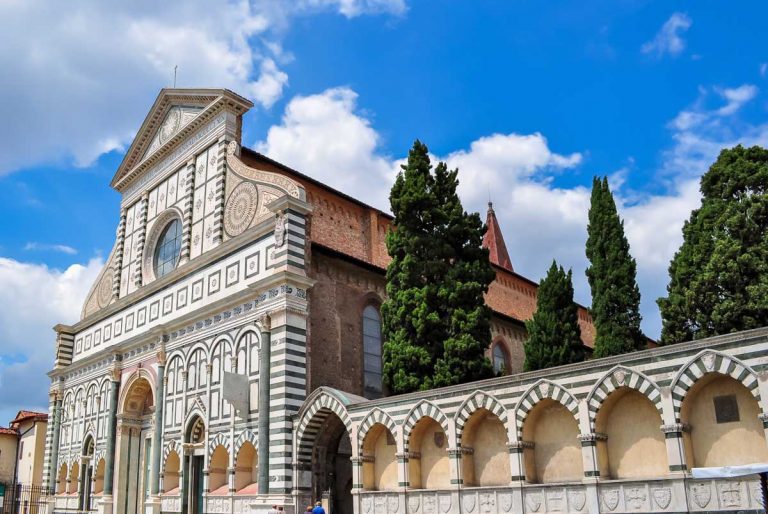 Basilica of Santa Maria Novella in Florence, Italy