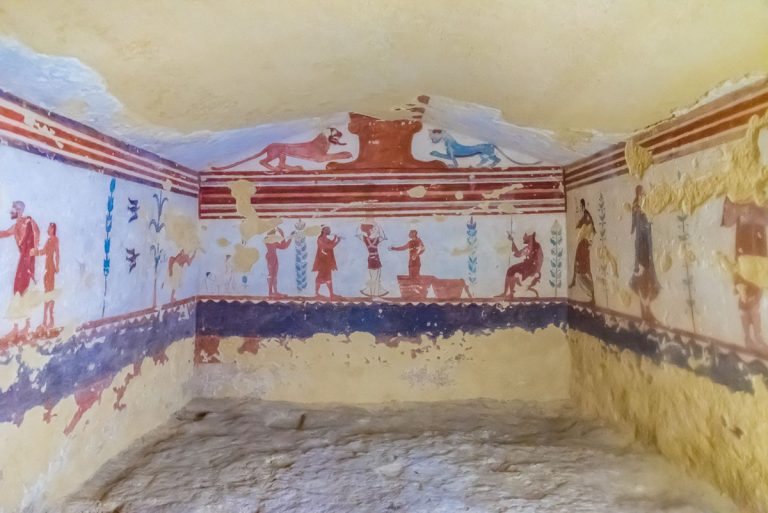Lazio Tarquinia Necropoli di Monterozzi italy