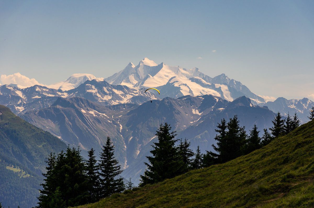 A,Beautiful,Landscape,Shot,Of,Monte,Rosa,Mountain,In,Switzerland