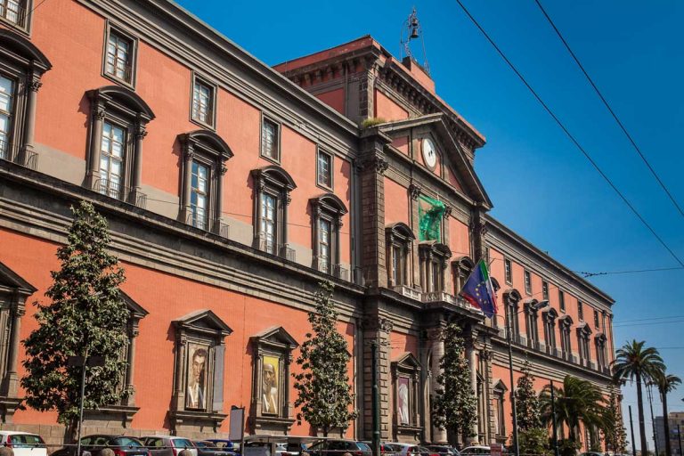 NAPLES, ITALY - APRIL, 2018: The National Archaeological Museum of Naples