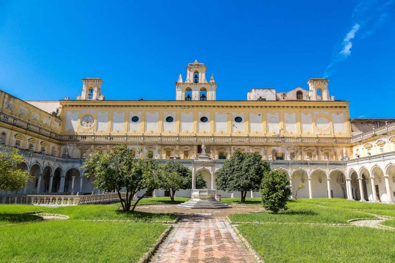 San Martina Certosa in a summer day in Naples, Italy