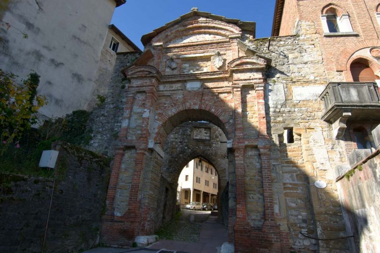 Porta Rugo in Belluno, one of the oldest entrances to the city