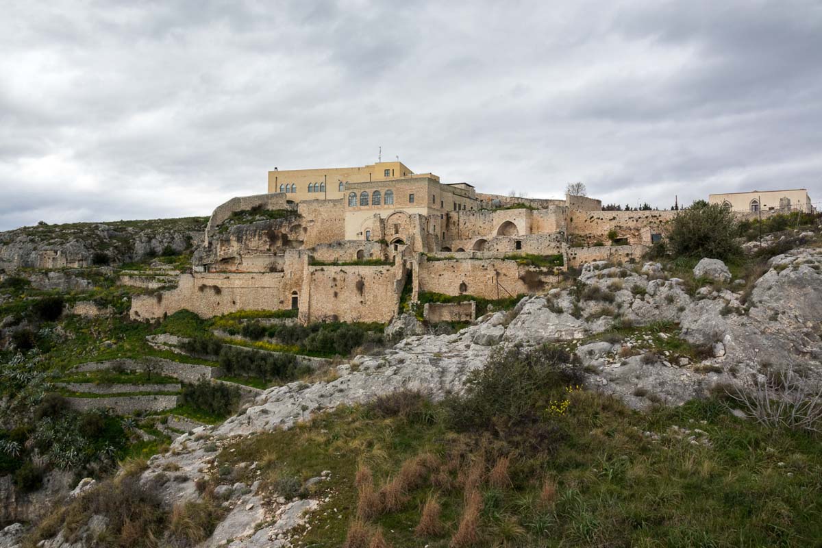 hermitage of Pulsano.  Abbazia S.Maria di Pulsano