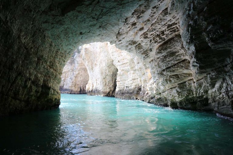 Caves of Vieste, Puglia, Italy