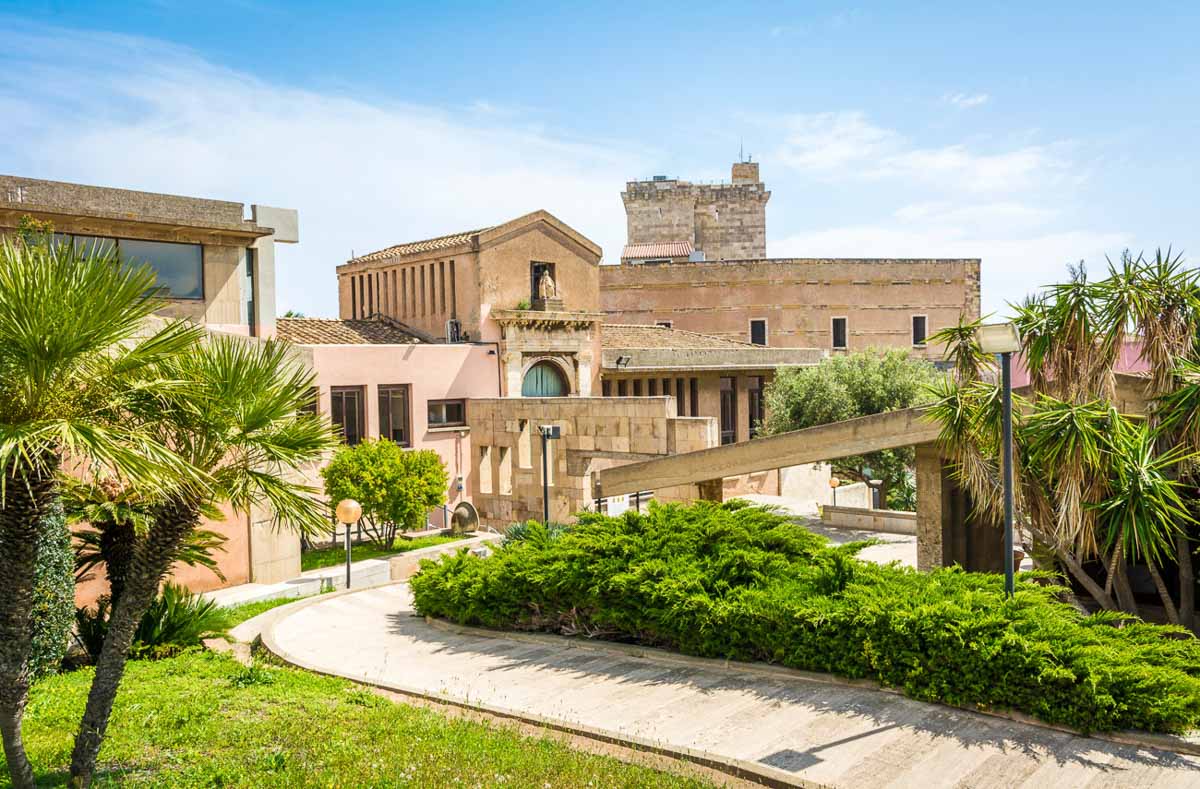 Cagliari,,Sardinia,italy-,April,29,,2018:,Indoor,Garden,To,The,National