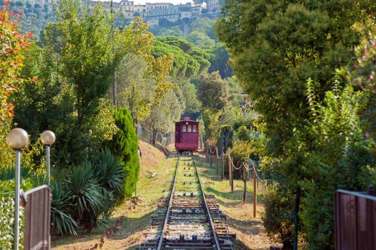 Funicular Railway running between Montecatini Terme & Montecatini Alto