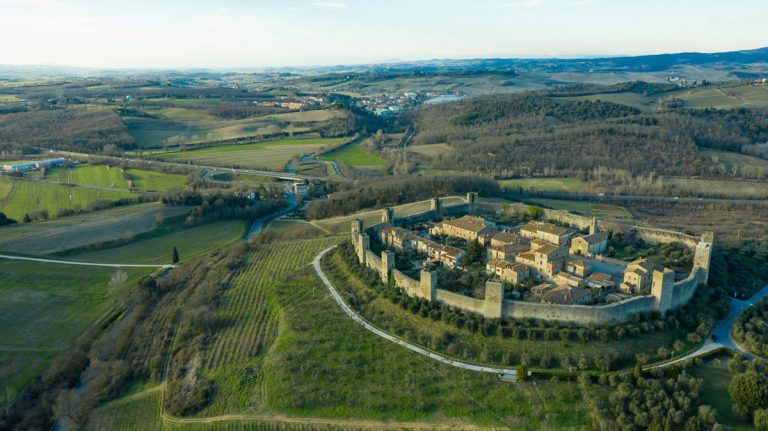 Montereggioni Old City Toscana Italy
