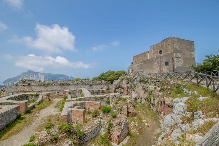 Capri, Campania, Italy â€“ 05/12/2018: The famous Villa Jovis