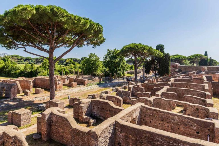 Archaeological park of Ostia Antica (Rome, Italy)