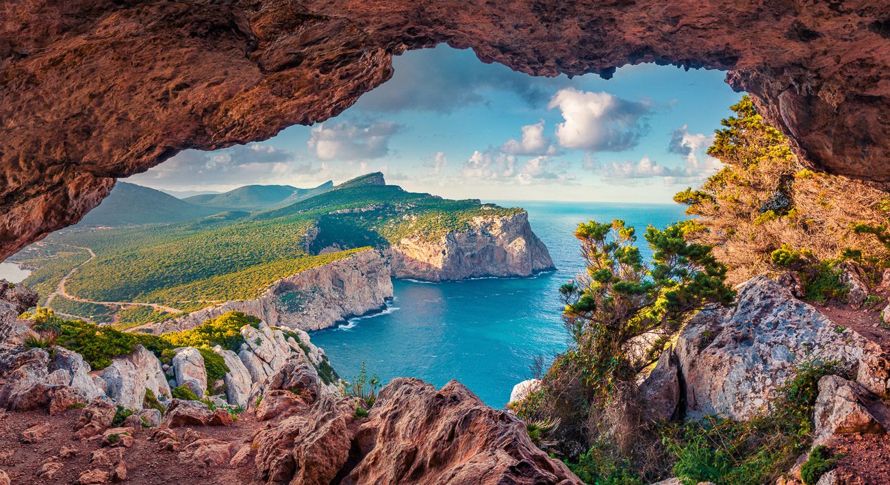 Astonishing,Summer,View,Of,Caccia,Cape,From,The,Small,Cave