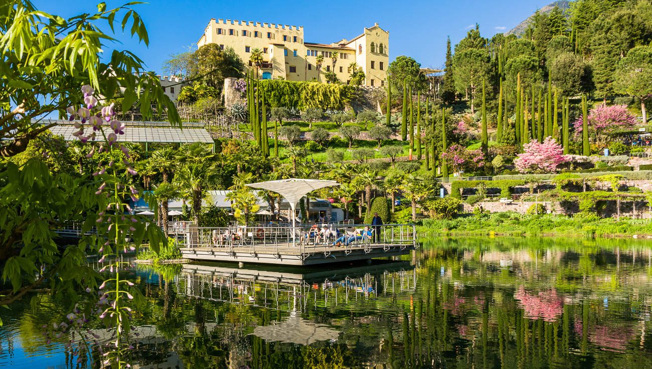 Meran,,April,9,2017,:the,Botanic,Gardens,Of,Trauttmansdorff,Castle,