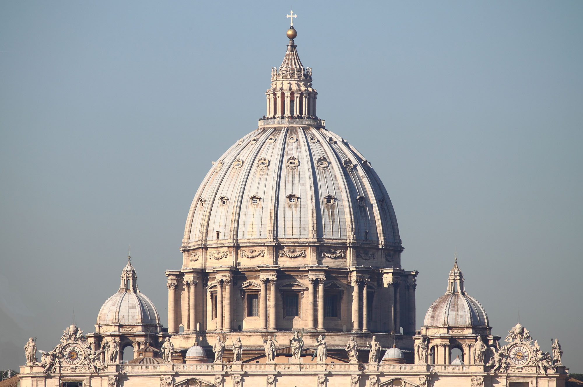 The,Dome,Of,Saint,Peter,Cathedral,In,Vatican,City